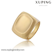 12819 China Großhandel Xuping Fashion Elegante 18 Karat Gold Perle Frau Ring